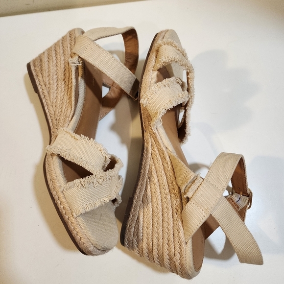 TOMMY BAHAMA Bethany Women's Cream textil Upper Wedges Strappy  Sandals 9.5M - Picture 5 of 14